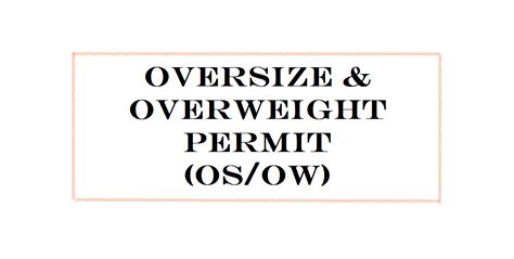 ohio os ow permits|ohio overweight permit login.